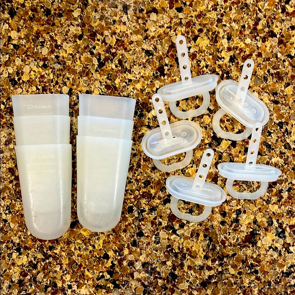 Tupperware White popsicle molds